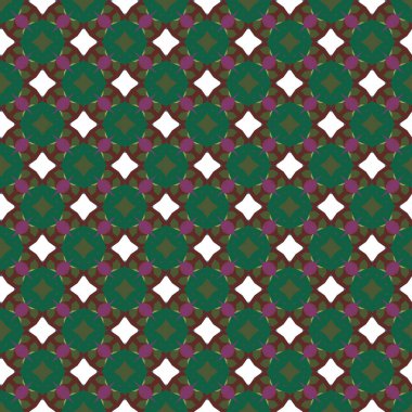 Geometrik süslemeli vektör deseni. Kusursuz tasarım dokusu.