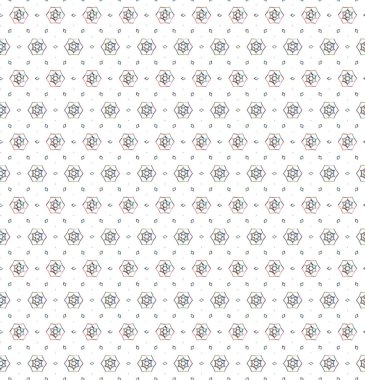 geometrik süsleme biçiminde kusursuz vektör deseni