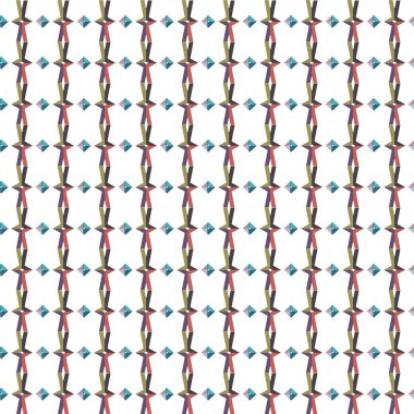 geometrik süsleme biçiminde kusursuz vektör deseni
