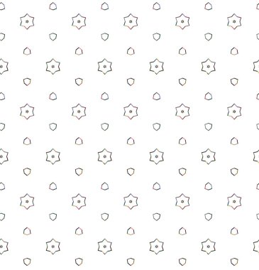 geometrik süsleme biçiminde kusursuz vektör deseni