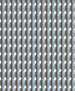 Geometrik süslemeli vektör deseni. Kusursuz tasarım dokusu.