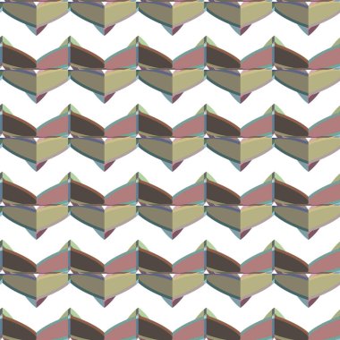 Kusursuz Vektör Deseni. Geometrik Süsleme Biçiminde Arkaplan DokusuName.