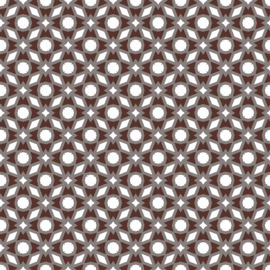 Geometrik süslemeli vektör deseni. Kusursuz tasarım dokusu.