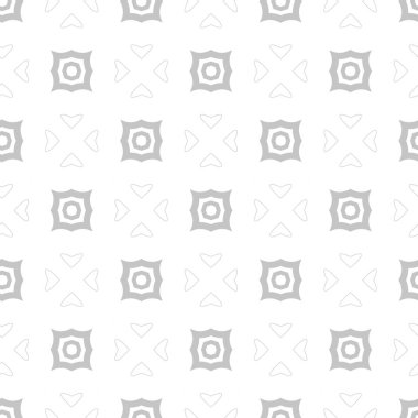 Vector cute hand drawing snowflakes Christmas and New year seamless pattern background