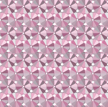 Geometrik şekilli kusursuz desen vektör çizimi