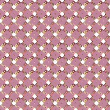 Geometrik şekilli kusursuz desen vektör çizimi