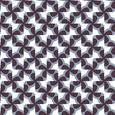 Geometrik şekilli kusursuz desen vektör çizimi
