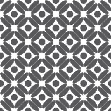 Geometrik şekilli kusursuz desen vektör çizimi