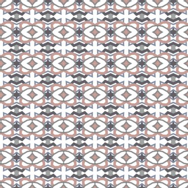 Geometrik şekilli kusursuz desen vektör çizimi