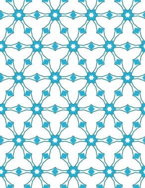 Geometrik şekilli kusursuz desen vektör çizimi