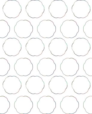 Geometrik şekilli kusursuz desen vektör çizimi