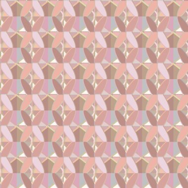 Geometrik şekilli kusursuz desen vektör çizimi