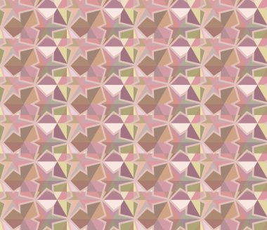 Geometrik şekilli kusursuz desen vektör çizimi