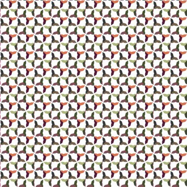 Geometrik şekilli kusursuz desen vektör çizimi