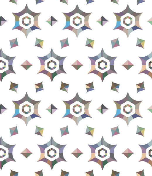 Geometrik şekilli kusursuz desen vektör çizimi