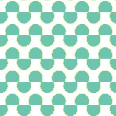 Geometrik şekilli kusursuz desen vektör çizimi
