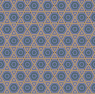 Geometrik şekilli kusursuz desen vektör çizimi