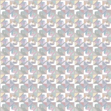 Geometrik şekilli kusursuz desen, vektör illüstrasyonu