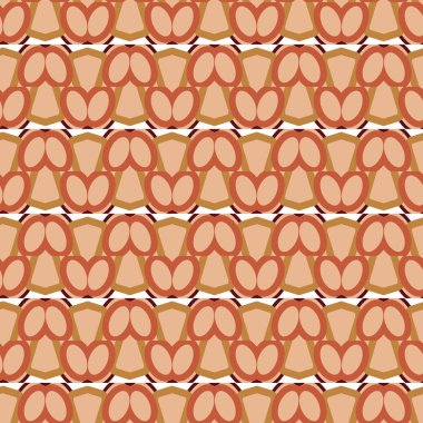 Geometrik şekilli kusursuz desen vektör çizimi