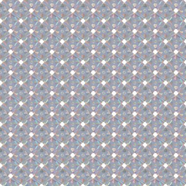 Geometrik şekilli kusursuz desen vektör çizimi