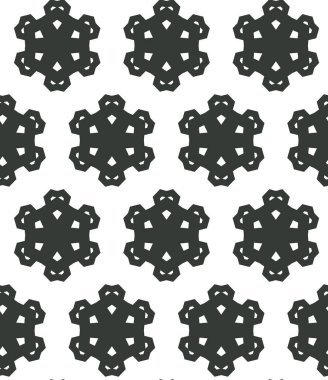 soyut geometrik dikişsiz desen, vektör illüstrasyonu 