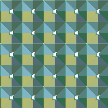 Geometrik şekilli kusursuz desen vektör çizimi