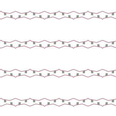 Geometrik şekilli kusursuz desen vektör çizimi