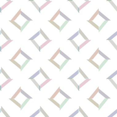 Geometrik şekilli kusursuz desen vektör çizimi