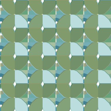 Geometrik şekilli kusursuz desen vektör çizimi