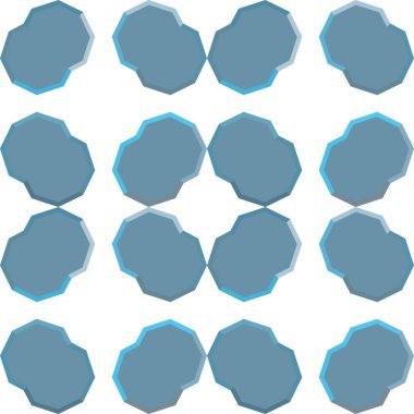 Geometrik şekilli kusursuz desen vektör çizimi