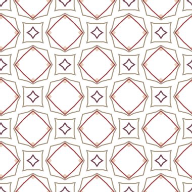 Geometrik şekilli kusursuz desen vektör çizimi