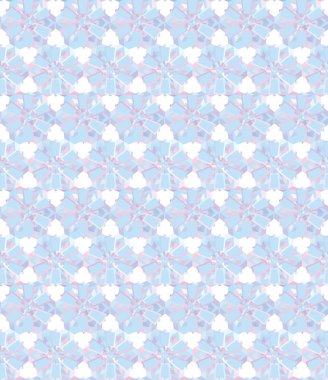Geometrik şekilli kusursuz desen vektör çizimi