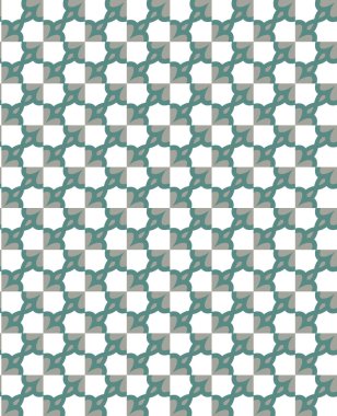 Geometrik şekilli kusursuz desen vektör çizimi