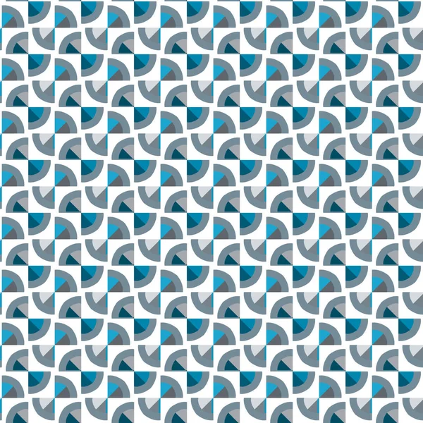 Seamless Pattern Geometric Shapes Vector Illustration — Stock Vector