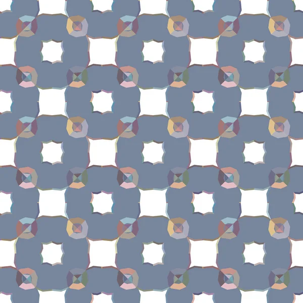 Безшовний Візерунок Геометричними Фігурами Векторні Ілюстрації — стоковий вектор