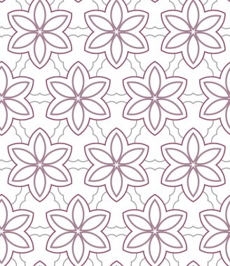 Geometrik şekilli kusursuz desen vektör çizimi