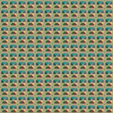 Geometrik şekilli kusursuz desen vektör çizimi