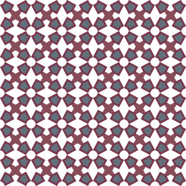 Geometrik şekilli kusursuz desen vektör çizimi