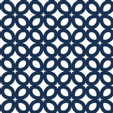 Geometrik şekilli kusursuz desen vektör çizimi