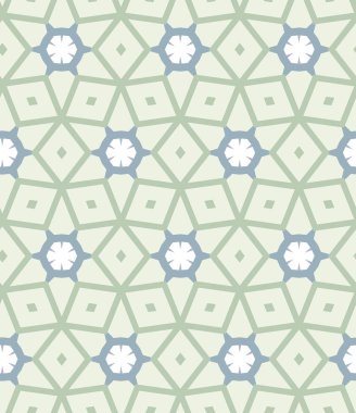 Geometrik şekilli kusursuz desen vektör çizimi