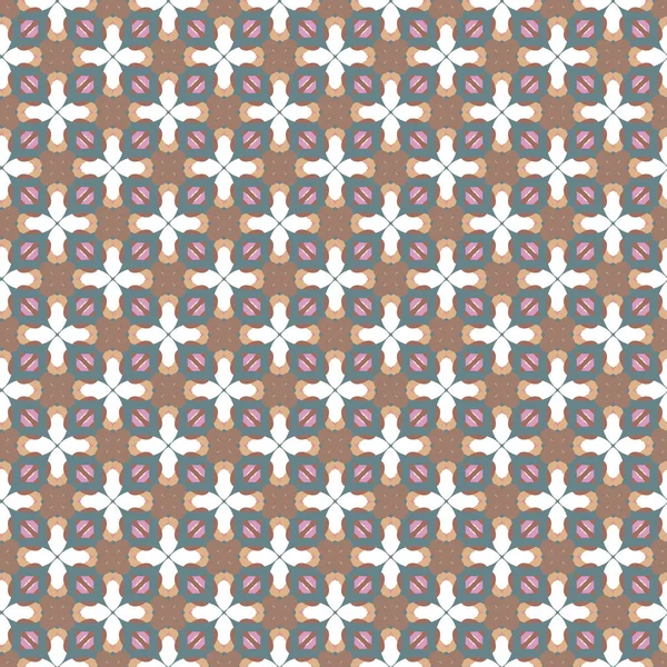 Seamless Pattern Geometric Shapes Vector Illustration — Stock Vector