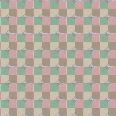 Geometrik şekilli kusursuz desen vektör çizimi