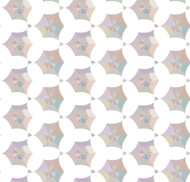 Geometrik şekilli kusursuz desen vektör çizimi