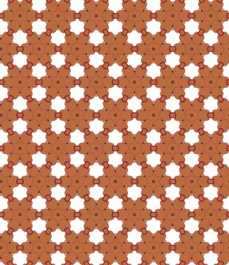 Geometrik şekilli kusursuz desen vektör çizimi