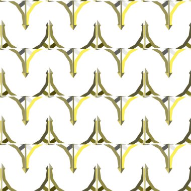 Geometrik şekilli kusursuz desen vektör çizimi