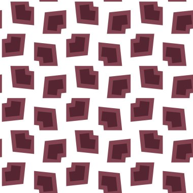 Geometrik şekilli kusursuz desen vektör çizimi