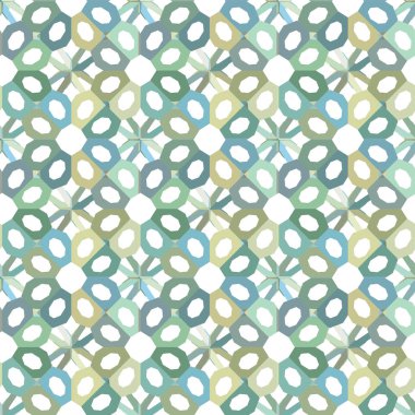 Geometrik şekilli kusursuz desen vektör çizimi