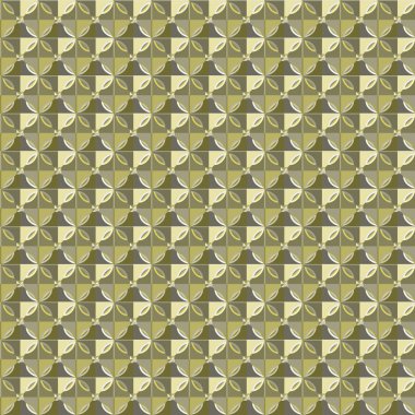 Geometrik şekilli kusursuz desen vektör çizimi