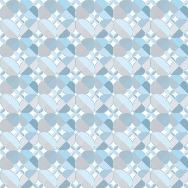 Geometrik şekilli kusursuz desen vektör çizimi