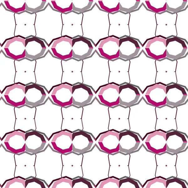 Modello Senza Soluzione Continuità Con Forme Geometriche Illustrazione Vettoriale — Vettoriale Stock